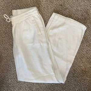White Linen Pants